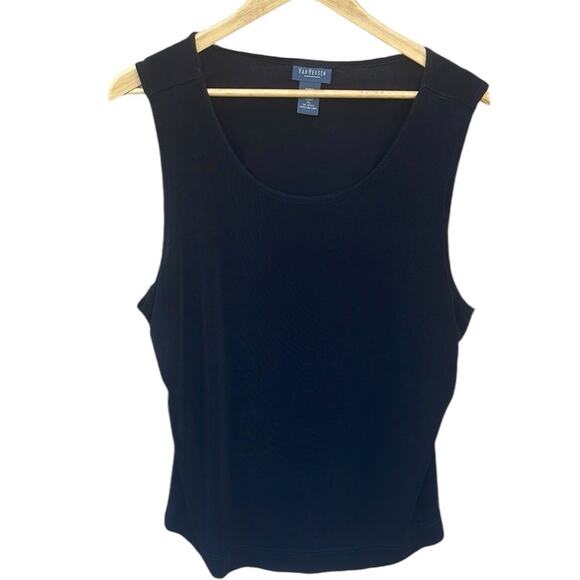 Van Heusen black sleeveless travel blouse size XL - Picture 1 of 6